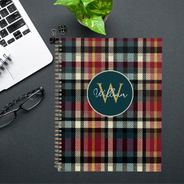 Gingham-Muster im Stil eines maßgeschneiderten Pla Planer