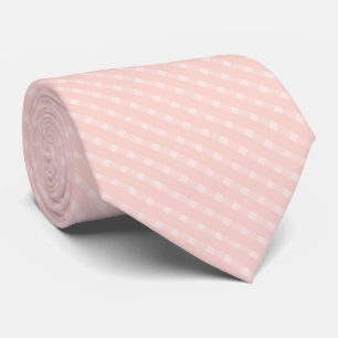 Gingham-Muster in rosafarbenem Rosa und pastellfar Krawatte