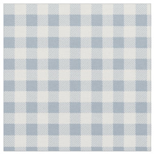 Gingham-Muster, Küstenkariert, Weiß, Gedämpftes Bl Stoff