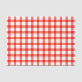 Gingham-Muster Seidenpapier