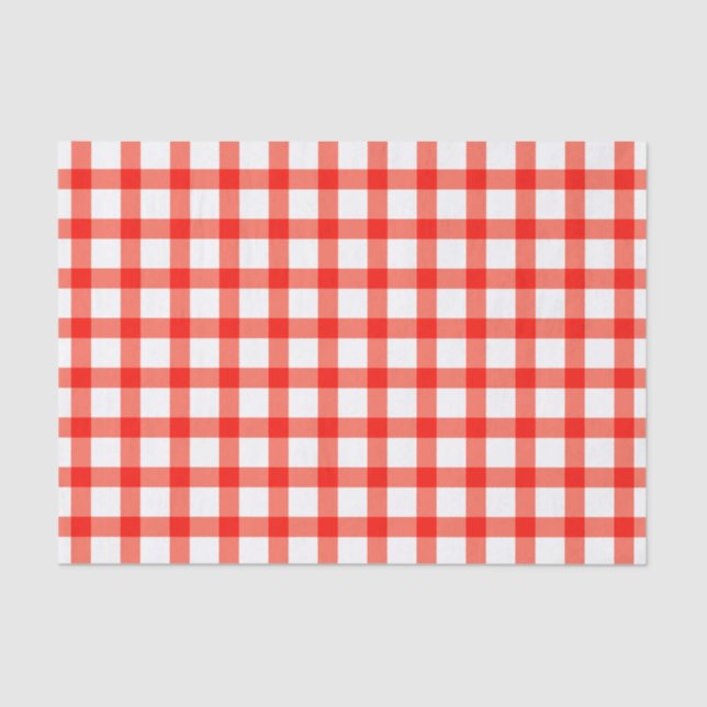 Gingham-Muster Seidenpapier (Vorderseite)