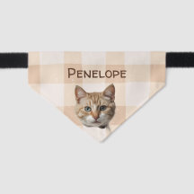 Gingham Niedlich Personalizable Cat