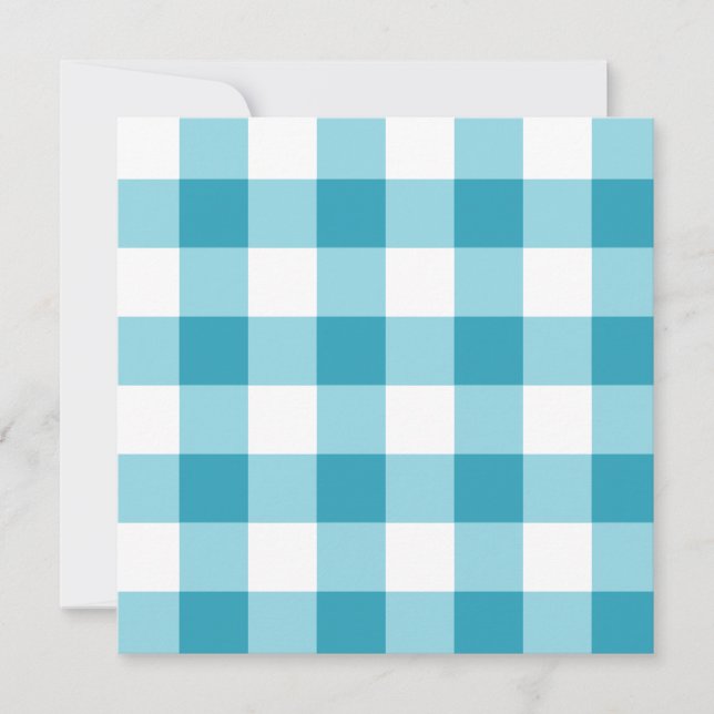 Gingham Pattern Card (Vorderseite)