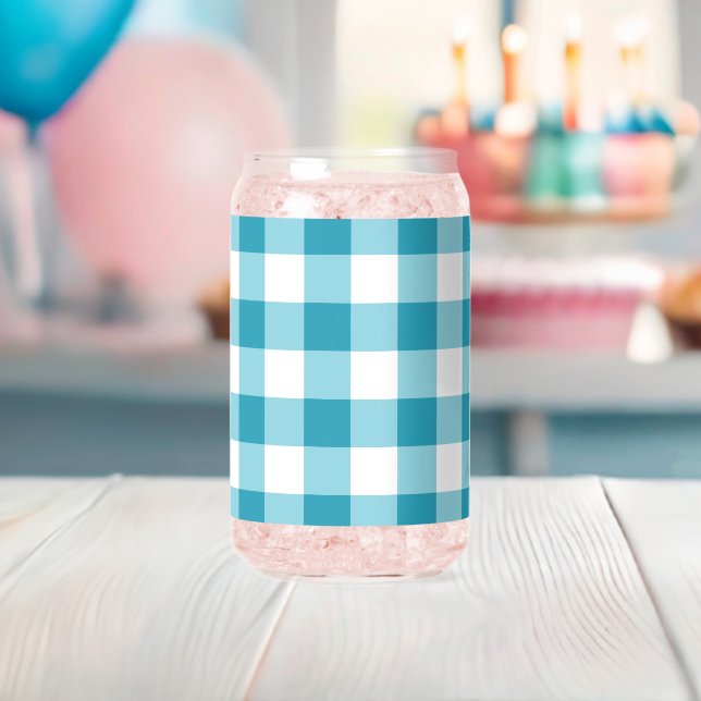 Gingham Pattern Dosenglas (Insitu (Baby Party))