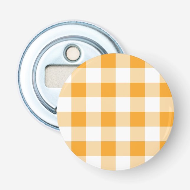 Gingham Pattern Flaschenöffner (Vorderseite)