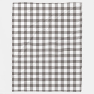 Gingham Pattern Fleecedecke