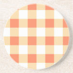 Gingham Pattern Getränkeuntersetzer<br><div class="desc">Cooles Gingham- oder Checkerboard-Muster.</div>