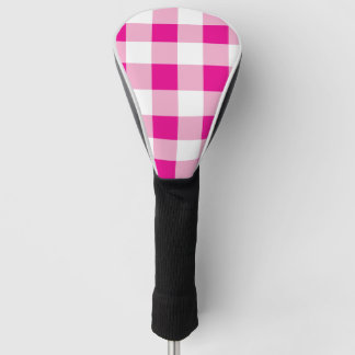 Gingham Pattern Golf Headcover