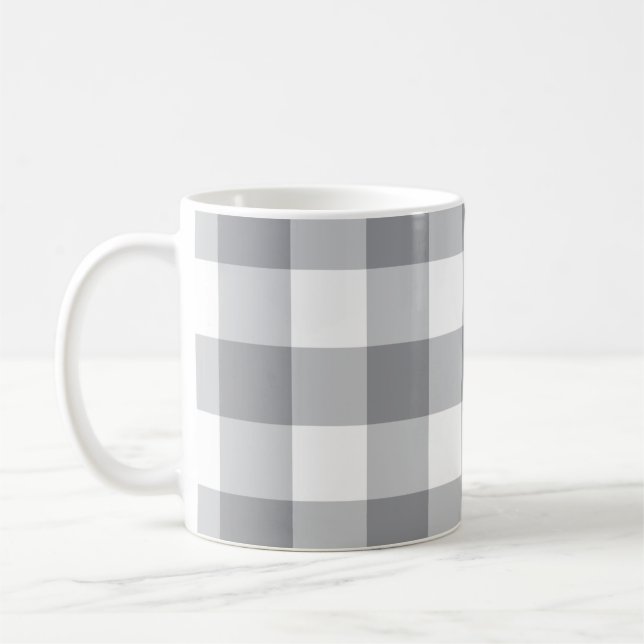 Gingham Pattern Kaffeetasse (Links)