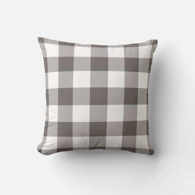 Gingham Pattern Kissen (Vorderseite)