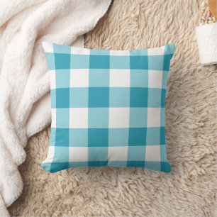 Gingham Pattern Kissen