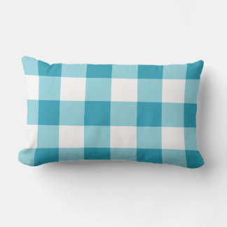 Gingham Pattern Lendenkissen