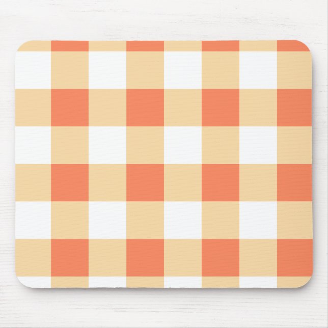 Gingham Pattern Mousepad (Vorne)