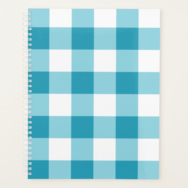 Gingham Pattern Planer (Vorderseite)