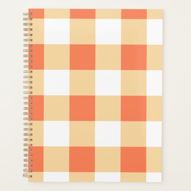 Gingham Pattern Planer (Vorderseite)