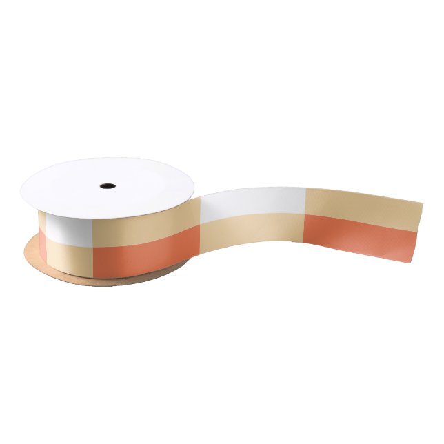 Gingham Pattern Satinband (Spule)