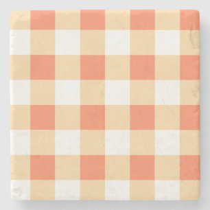 Gingham Pattern Steinuntersetzer