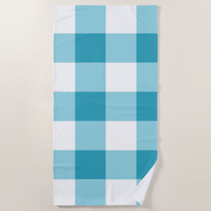 Gingham Pattern Strandtuch