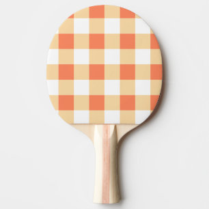 Gingham Pattern Tischtennis Schläger