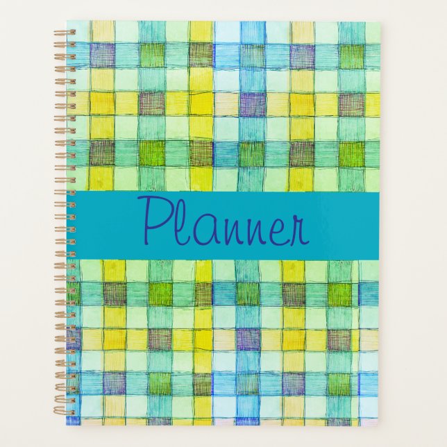 Gingham Planner Planer (Vorderseite)