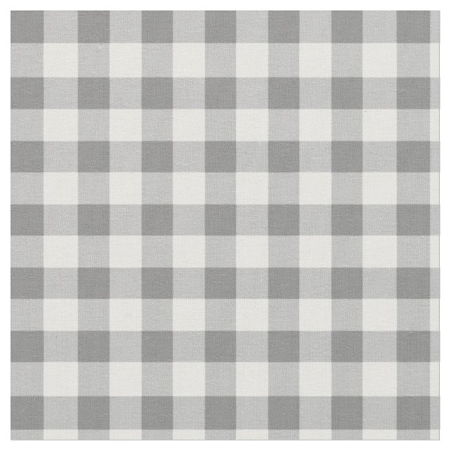 Gingham-Prüfmuster| grau und weiß Stoff (Nahaufnahme)