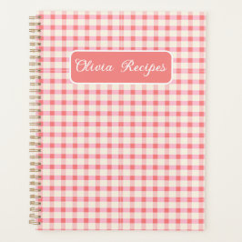 Gingham Rezepte Roségingham-Karo Niedlich Feminine Planer