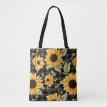Gingham Sunflowers Pattern