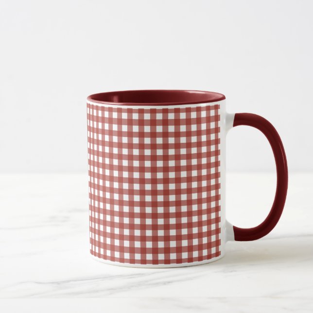 Gingham Tasse (Rechts)