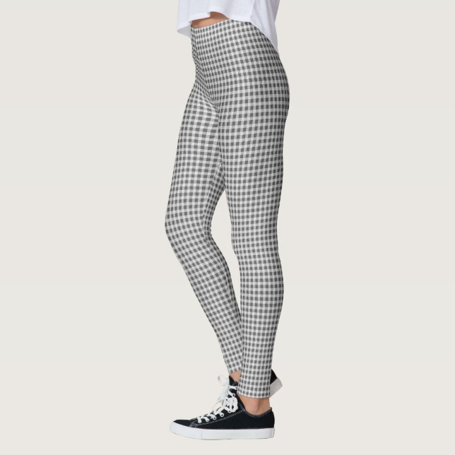 Gingham und White Quilted Leggings (Links)