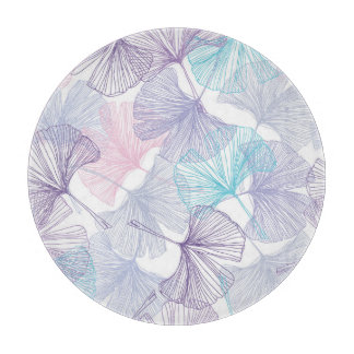 Gingko Biloba Rose Quartz Muster Schneidebrett
