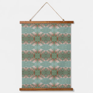 Gingko Biloba Wall Wandtapestes Wandteppich Mit Holzrahmen
