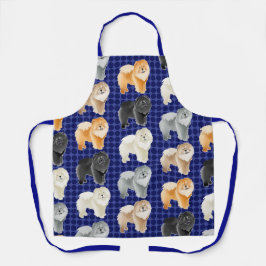 GINGKO DIE (blaue) All-Over-Print-Schürze Schürze