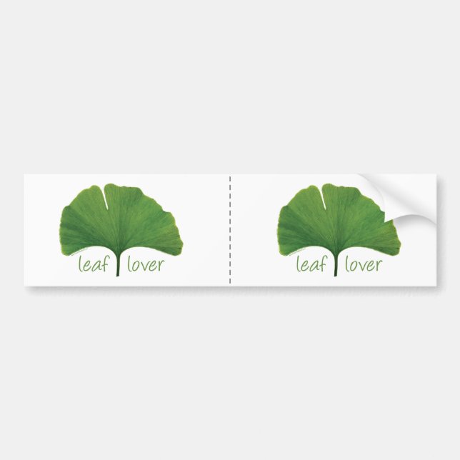 Gingko Leaf Autoaufkleber (Vorne)