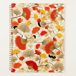 Gingko Leaf Chiyogami Planner Planer
