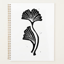 Gingko Leaf Lino Print Planer