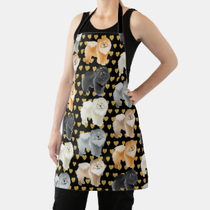 GINGKO THE CHOW (Herz) All-Over Print Schürze