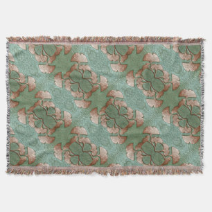 Gingko-Wurzeldecke mit Fringe Decke