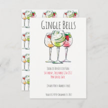 GINgle Bells| Invitations de Noël