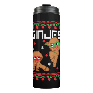 Ginjas Ugly Christmas Sweater Thermosbecher