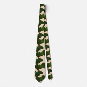Ginkgo Biloba Feuille Cravate Abstrait