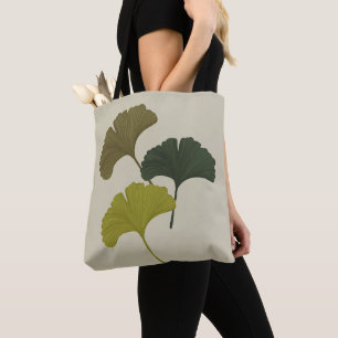 Ginkgo-Blätter - individuell anpassbare Hintergrun Tasche