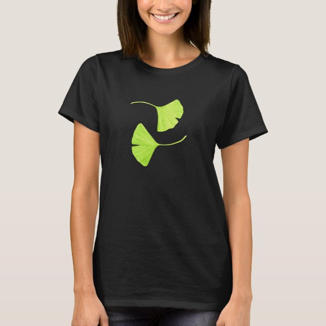 Ginkgo Blätter T - Shirt (Vorderseite)