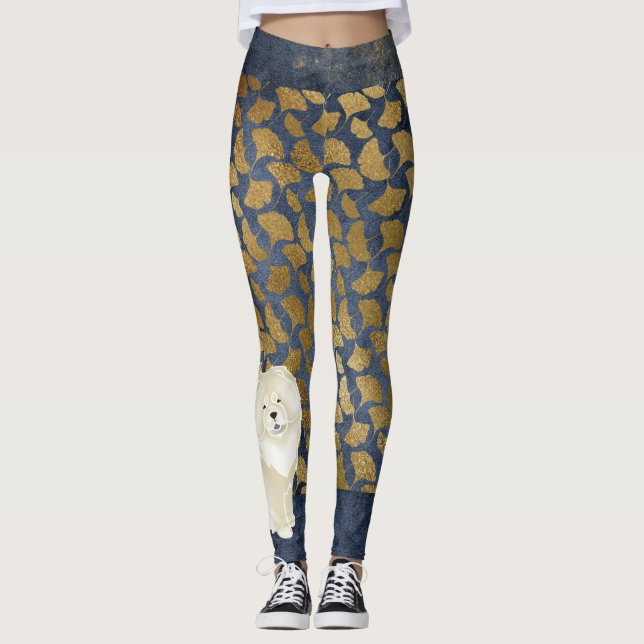 GINKGO die Sahnechow-chow LEGGINGS!!! Leggings (Vorderseite)