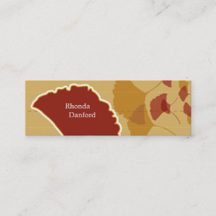 Ginkgo-dünne Visitenkarte