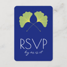 Ginkgo Feuille Spring Green RSVP