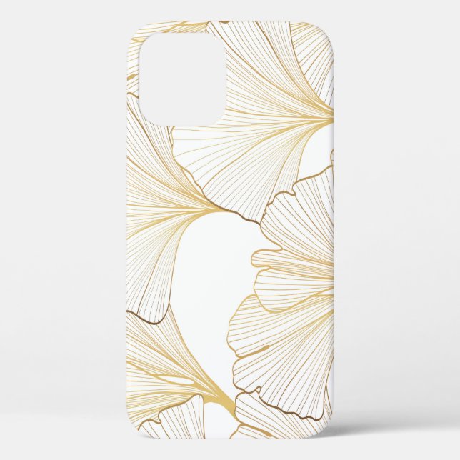 Ginkgo Gold: Luxuriöse Leaf-Vereinbarung Case-Mate iPhone Hülle (Rückseite)