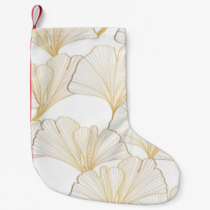 Ginkgo Gold: Luxuriöse Leaf-Vereinbarung Kleiner Weihnachtsstrumpf