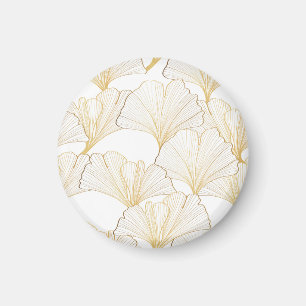 Ginkgo Gold: Luxuriöse Leaf-Vereinbarung Magnet
