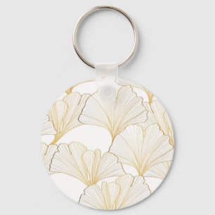 Ginkgo Gold: Luxuriöse Leaf-Vereinbarung Schlüsselanhänger