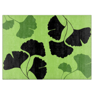 Ginkgo Leaf Glass Cutting Board Schneidebrett